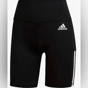 Adidas 8” Biker Shorts M Black/White